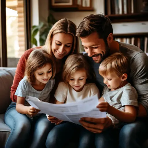 How many isas can you have -famil;y sitting with kids reading paperwork on new ISA account