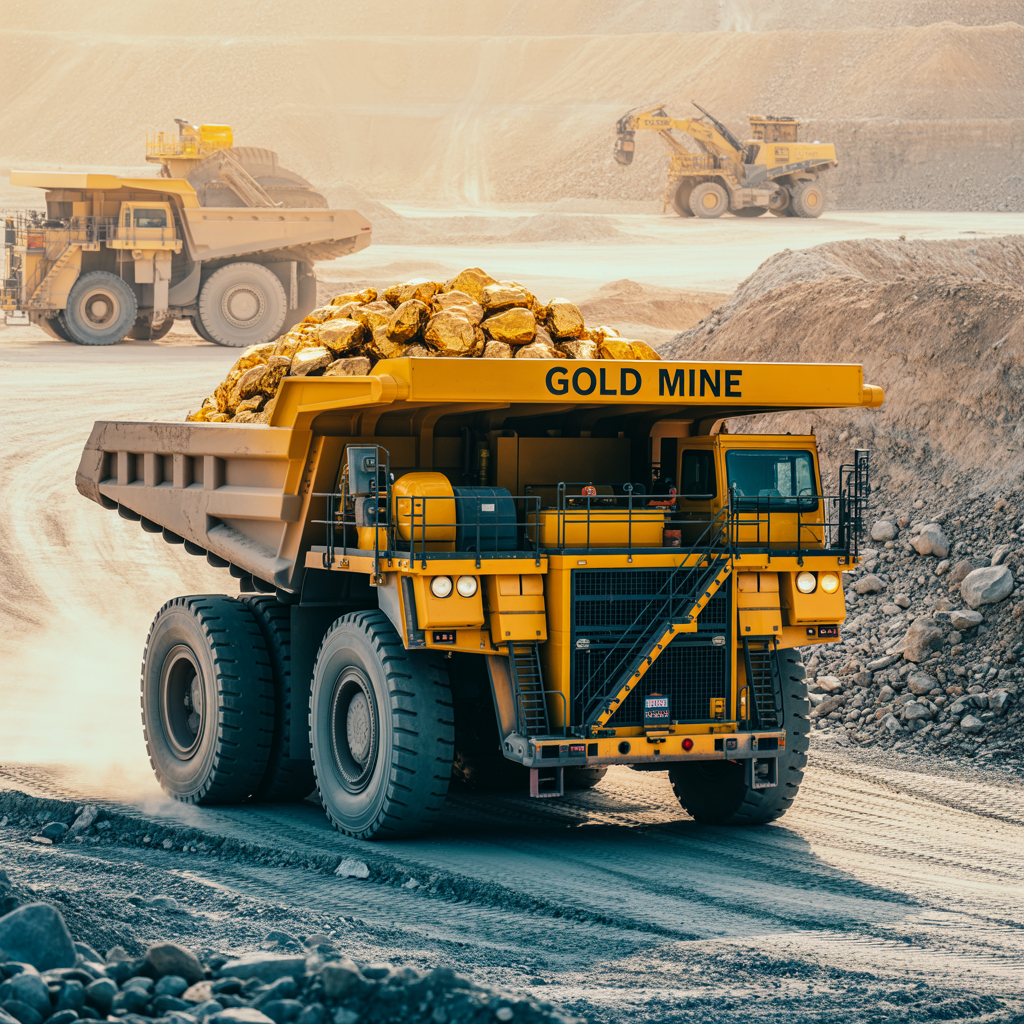 intergroup vehicle in gold mine