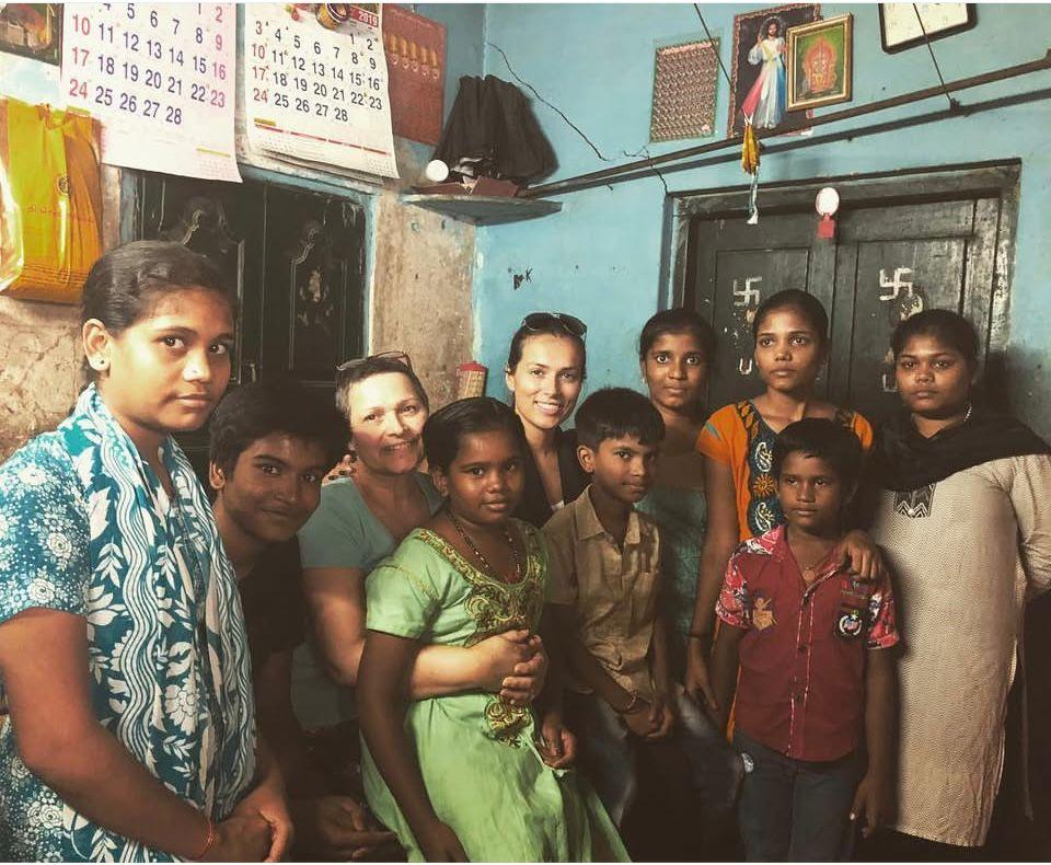 rachel ann buscall doing charity work in india